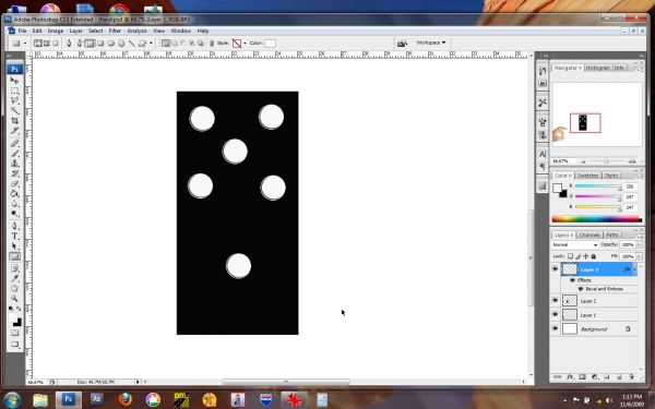 Creation of domino: Step 4